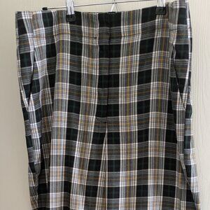 Eva Mendes New York Co. Women's Plaid Pants with Pockets